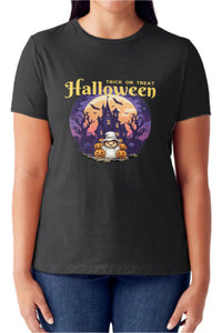 Thumbnail for Simply Love Full Size TRICK OR TREAT Short Sleeve Tubular T-Shirt - T - 2 COLORS -