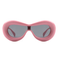 Thumbnail for Cramilo - Argo - Oversized Y2K Inflated Frame One Piece Lens Sunglasses - 6 COLORS -