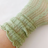 Thumbnail for Slouch Crochet Lace Socks Set  - 2 PAIRS -