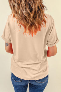 Thumbnail for Bow Graphic Round Neck Short Sleeve T-Shirt - T - 1 COLOR -