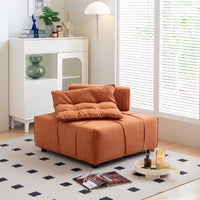 Thumbnail for Modular Sectional Single Sofa,Armless Chair With Removable Back Cushion -33.1