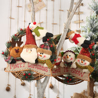 Thumbnail for Christmas Doll Wreath Ornament - T - 2 STYLES -