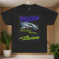 Thumbnail for Stellar Horizon T-Shirt, Daily Spaceship Tee, Alien T-Shirt - 2 COLORS -