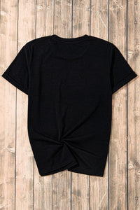 Thumbnail for USA Round Neck Short Sleeve T-Shirt - T - 1 COLOR -