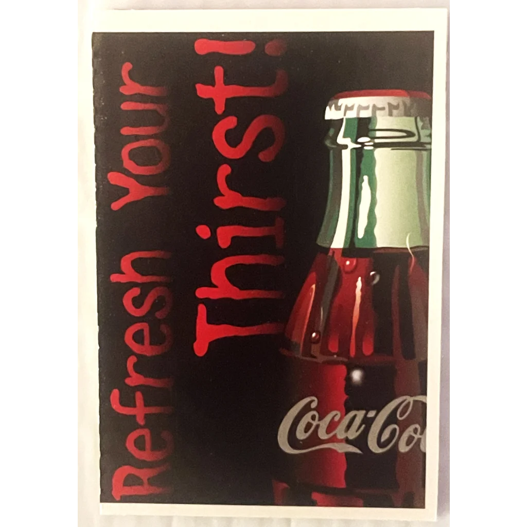 Vintage 1990s Coke Coca Cola Limited Edition 🎉 Soda Card With Cool Regional Promos