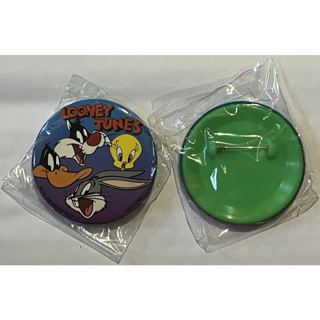 Vintage 1995 Looney Tunes Pin, Group Shot, Unopened in Package!