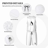 Thumbnail for BIG STEPPIN GLYPHIC EN BLACK - Men’s Basketball Uniform Jersey Set - 2 PCS. - 1 COLOR -