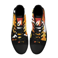 Thumbnail for MO OCT NOV 2024 FWS High-Top Canvas Shoes With Customized Tongue - Black soles - 1 COLOR -