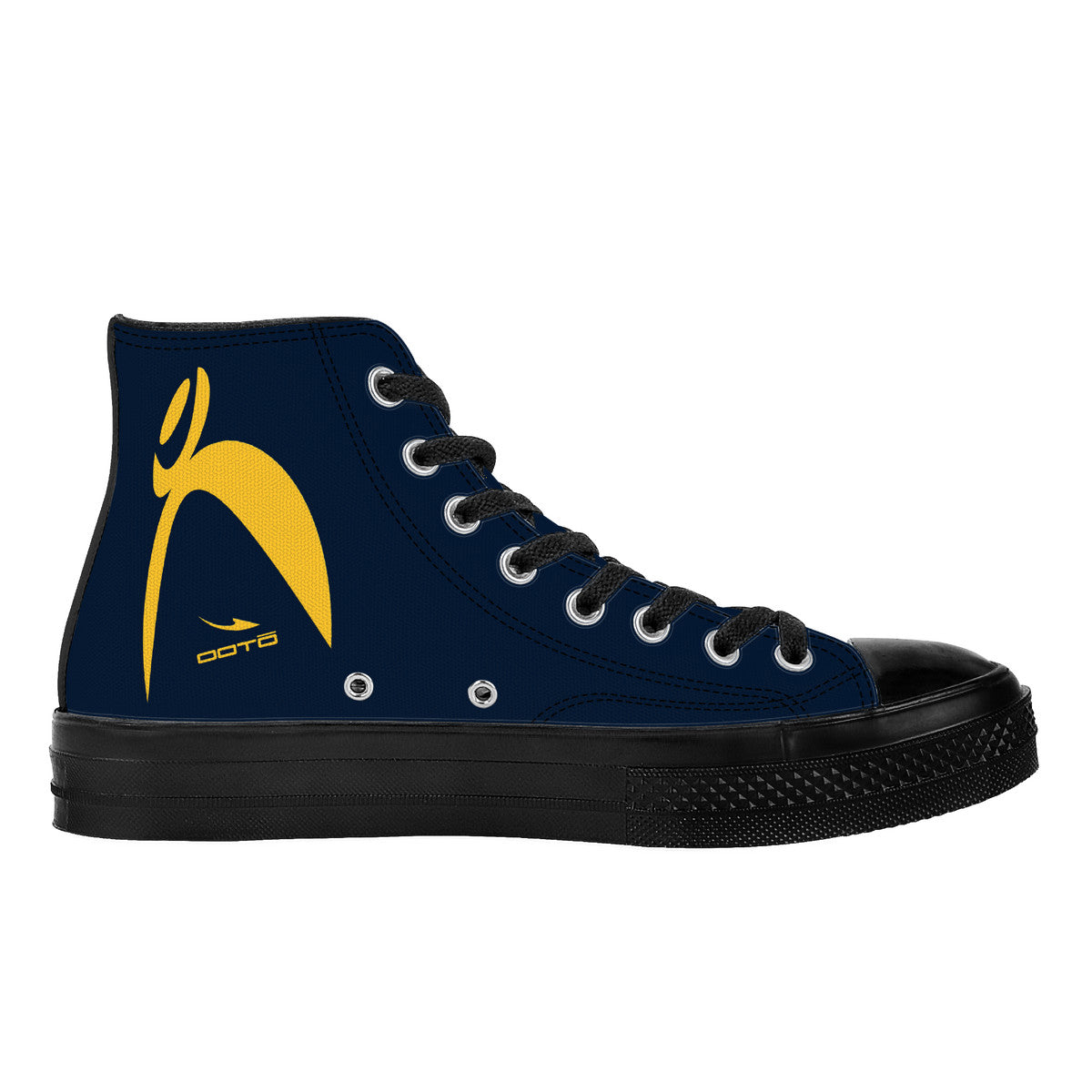 STRETCHED BIG STEPPIN GLYPHIC EN MAIZE - SF_D71 High Top Canvas Shoes - Black soles - 1 COLOR -