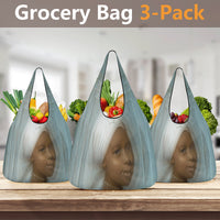 Thumbnail for OOTO - YOUNG SWISS WOMAN X ARTIST UNKNOWN / CIRCA 1800 - KO 3 Pcs Grocery Bags - 3 PCS. -