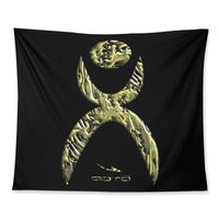 Thumbnail for OOTO - GLYPHIC EN YELLOWED MESS HALTED PHASE - D34 Wall Tapestry - 3 SIZES -