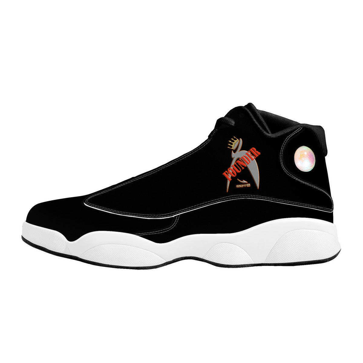 ITEM 25.) FOUNDER - CROWNED BIG STEPPIN GLYPHIC - SF_D89 Basketball Shoes - Men sizes 5-14 or Women sizes 5.5-12 - 1 COLOR -