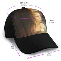 Thumbnail for OOTO - LEONARDO DAVINCI Lady with an Ermine - HC_T2 Stitching Curved Brim Baseball Cap - 1 COLOR -