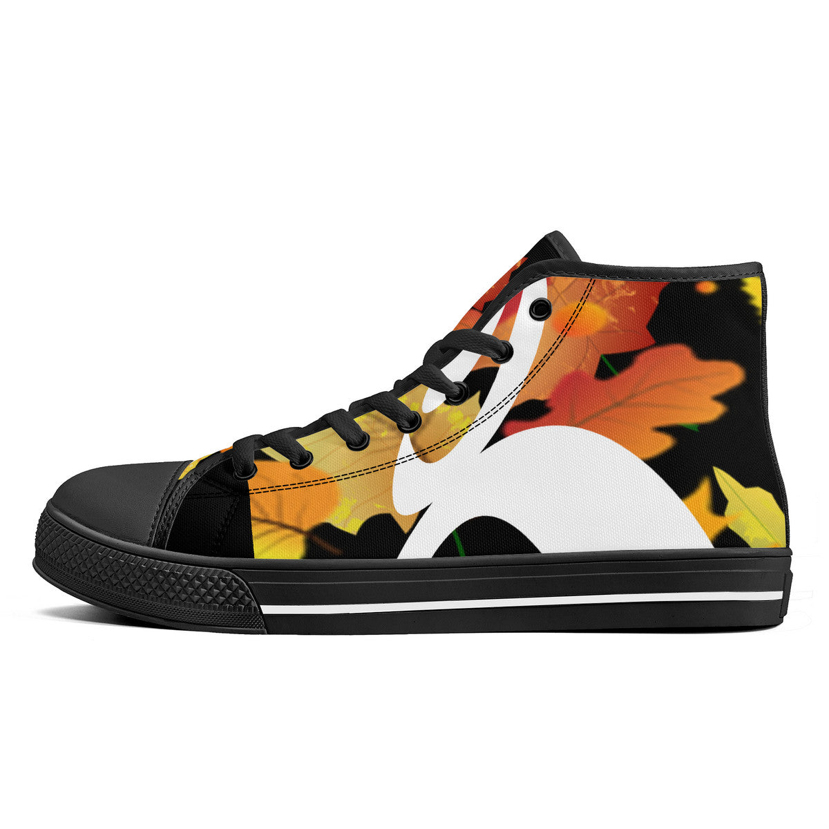 MO OCT NOV 2024 FWS High-Top Canvas Shoes With Customized Tongue - Black soles - 1 COLOR -