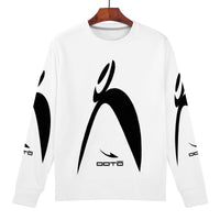 Thumbnail for OOTO - BIG STEPPIN GLYPHIC - BL/WT - D85 Men's All Over Print Sweatshirt - 1 COLOR -