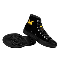 Thumbnail for OOTO - DASH AND HORNET - SF_D71 High Top Canvas Shoes - Black soles - 1 COLOR -