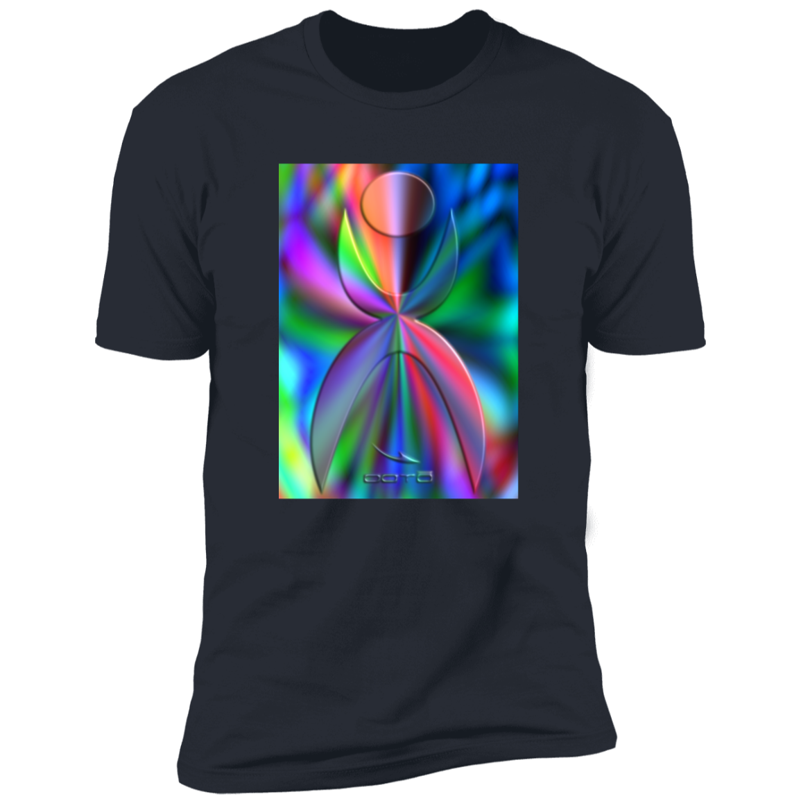 GLYPHIC EN GLASS PRISMATIC - NL3600 Premium Short Sleeve T-Shirt - 8 COLORS -