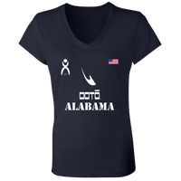 Thumbnail for OOTO - ALABAMA - B6005 Ladies' Jersey V-Neck T-Shirt - 6 COLORS -