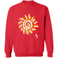 Thumbnail for OOTO - PAINTED SUN WITH BIG STEPPIN GLYPHIC - G180 Crewneck Pullover Sweatshirt - 10 COLORS -