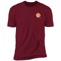 Thumbnail for PAINTED SUN WITH BIG STEPPIN GLYPHIC - NL3600 Premium Short Sleeve T-Shirt - 12 COLORS -