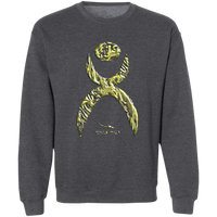 Thumbnail for OOTO - GLYPHIC EN YELLOWED MESS HALTED PHASE - G180 Crewneck Pullover Sweatshirt - 4 COLORS -