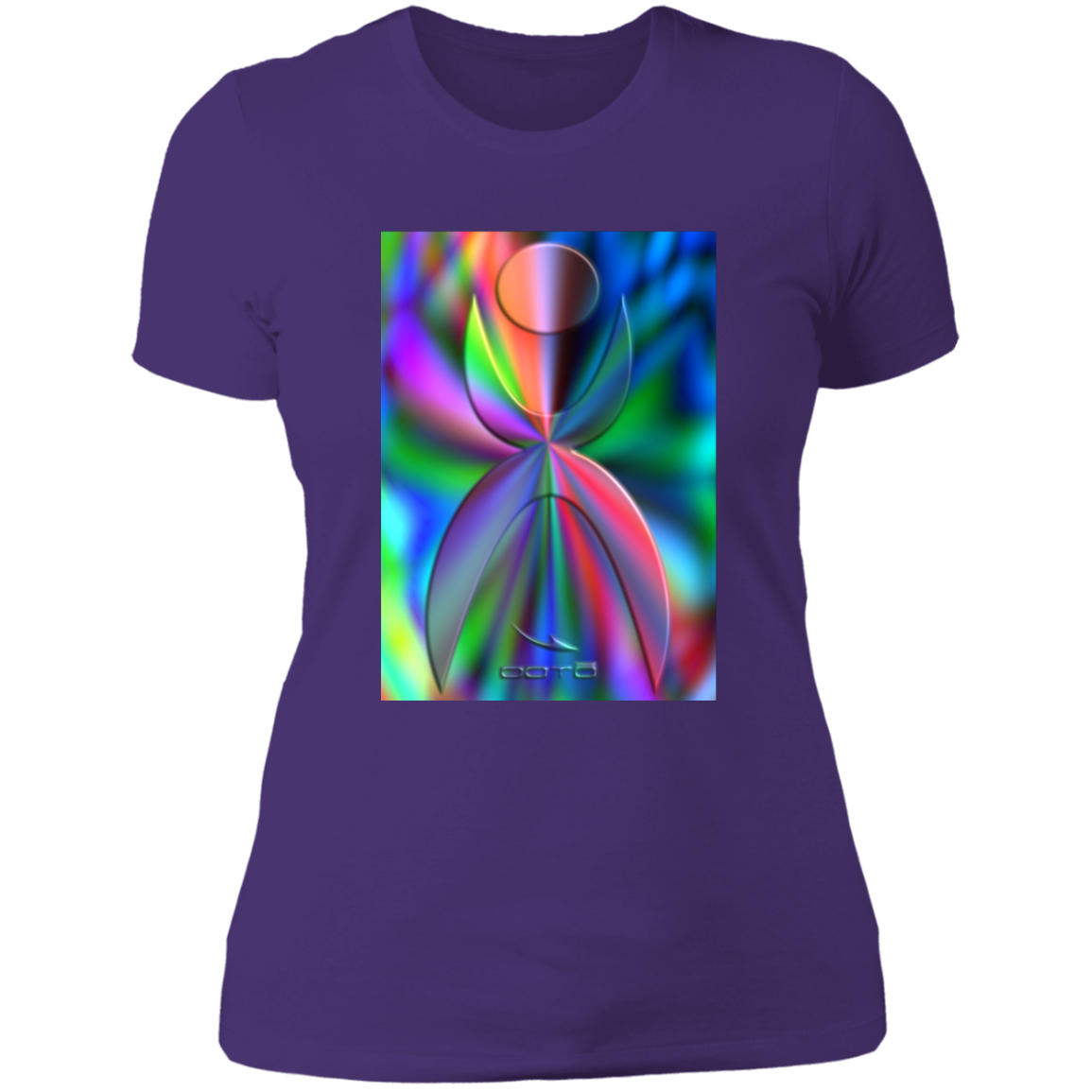 GLYPHIC EN GLASS PRISMATIC - NL3900 Ladies' Boyfriend T-Shirt - 10 COLORS -