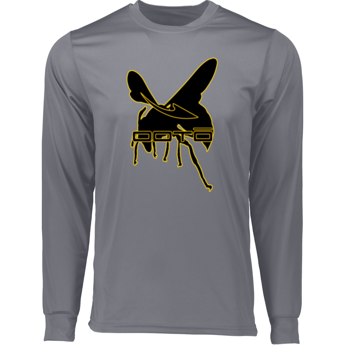 DASH AND HORNET BLACK - 788 Long Sleeve Moisture-Wicking Tee - 6 COLORS -