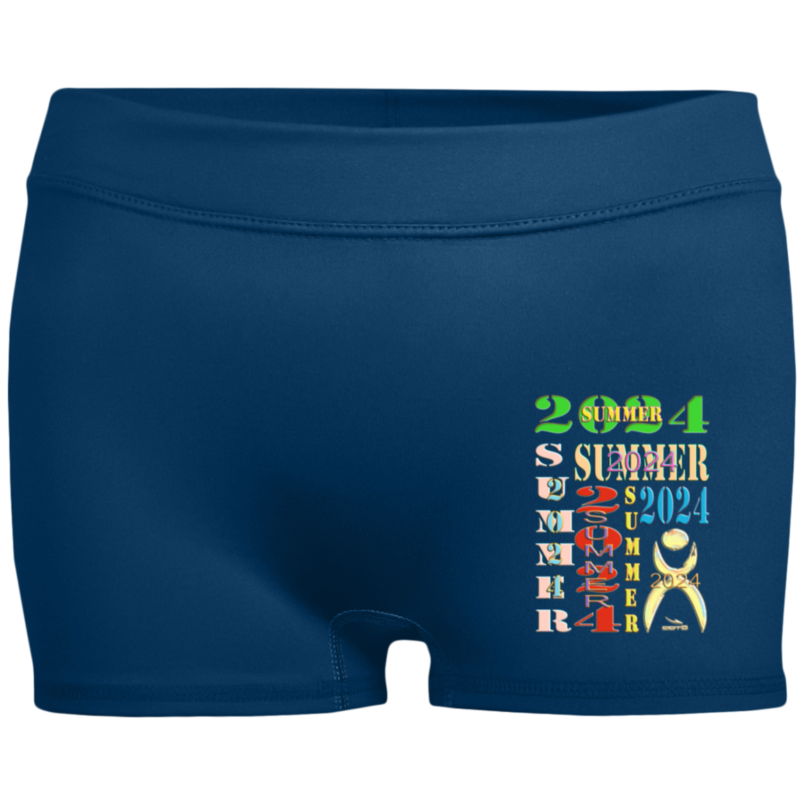 MO JUNE, JULY 2024 - 1232 Ladies' Fitted Moisture-Wicking 2.5 inch Inseam Shorts - 6 COLORS -