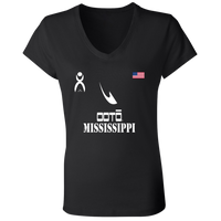 Thumbnail for OOTO - MISSISSIPPI - B6005 Ladies' Jersey V-Neck T-Shirt - 6 COLORS -