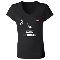 Thumbnail for OOTO - GEORGIA - B6005 Ladies' Jersey V-Neck T-Shirt - 6 COLORS -