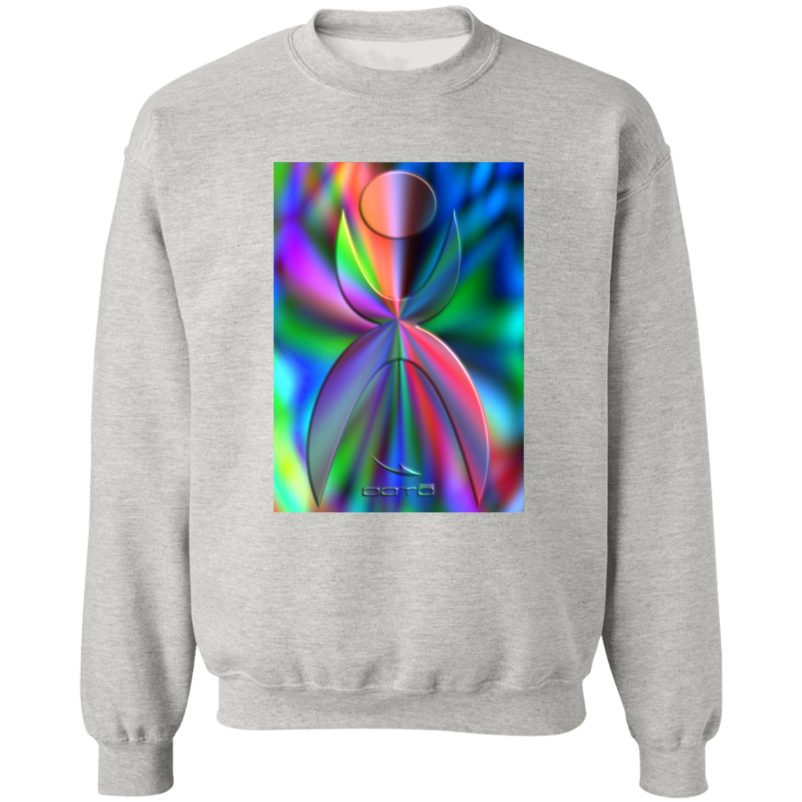 GLYPHIC EN GLASS PRISMATIC - G180 Crewneck Pullover Sweatshirt - 9 COLORS -