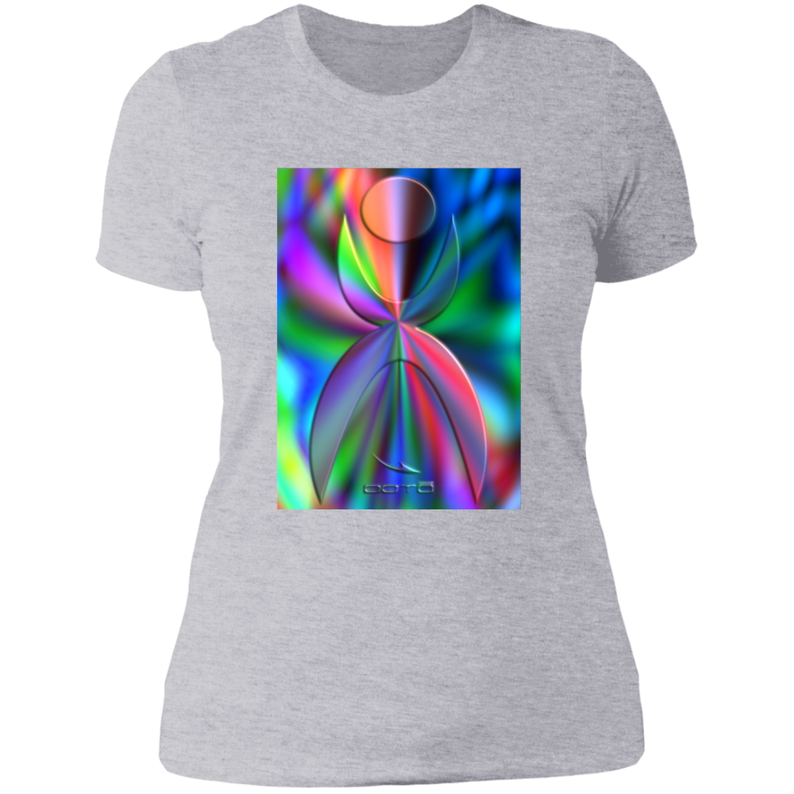 GLYPHIC EN GLASS PRISMATIC - NL3900 Ladies' Boyfriend T-Shirt - 10 COLORS -