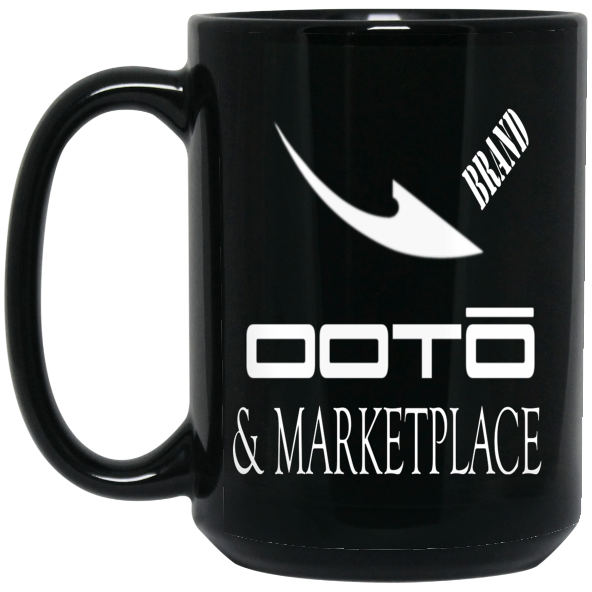 OOTO BRAND & MARKETPLACE WT BM15OZ 15oz Black Mug - 1 COLOR -