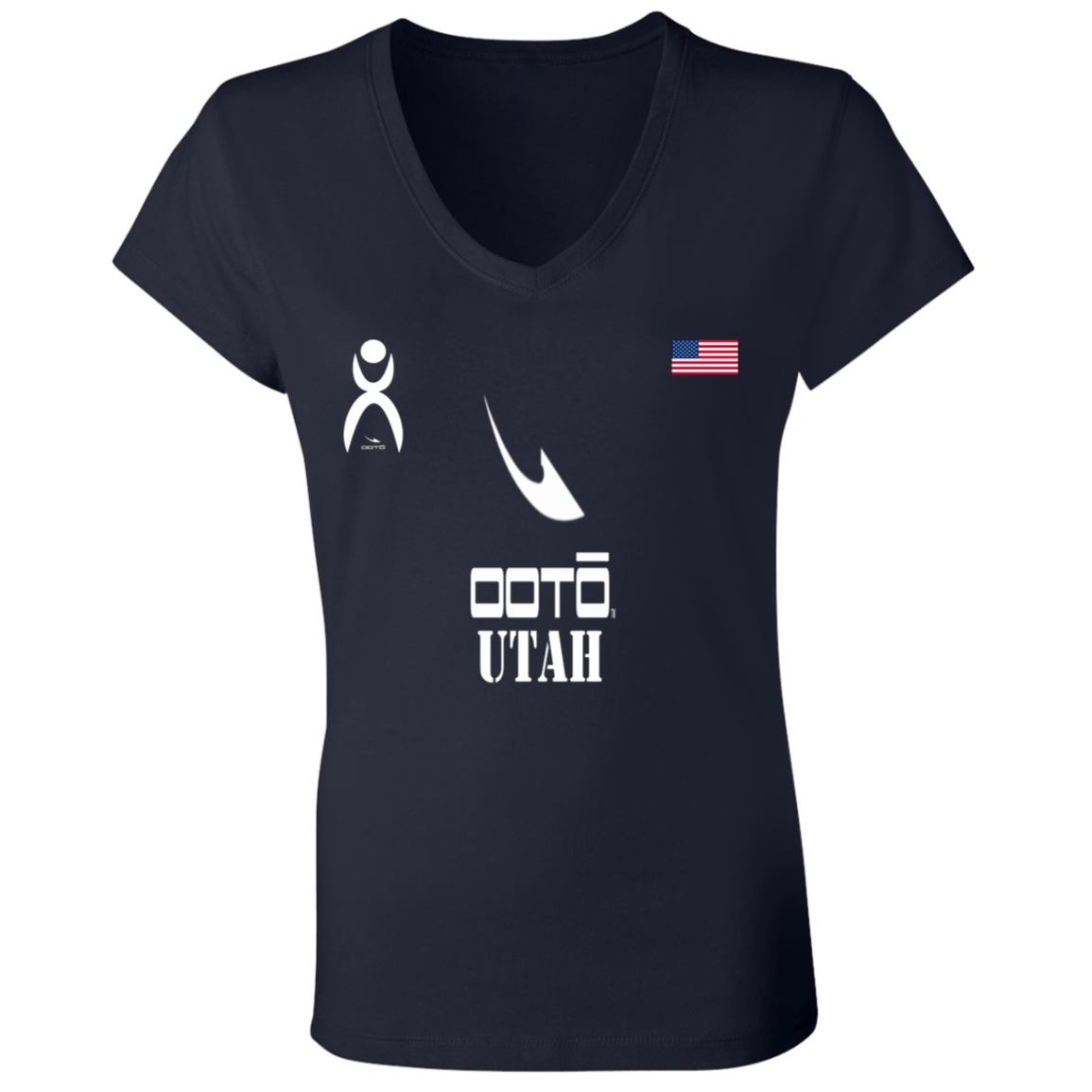 OOTO - UTAH - B6005 Ladies' Jersey V-Neck T-Shirt - 6 COLORS -