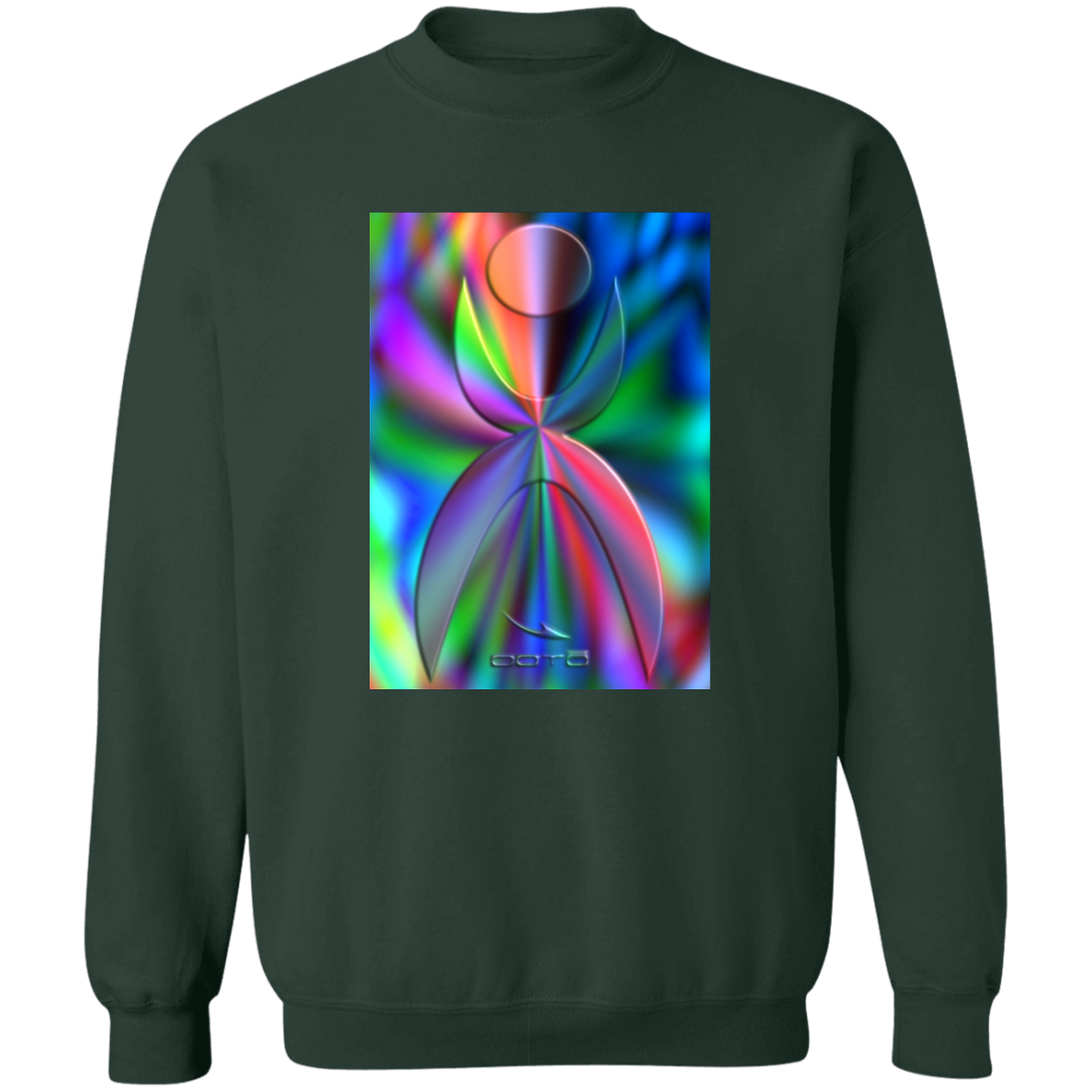 GLYPHIC EN GLASS PRISMATIC - G180 Crewneck Pullover Sweatshirt - 9 COLORS -