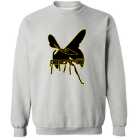 Thumbnail for OOTO - DASH AND HORNET BLACK G180 Crewneck Pullover Sweatshirt - 7 COLORS -