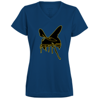 Thumbnail for DASH AND HORNET BLACK - 1790 Ladies’ Moisture-Wicking V-Neck Tee - 7 COLORS -