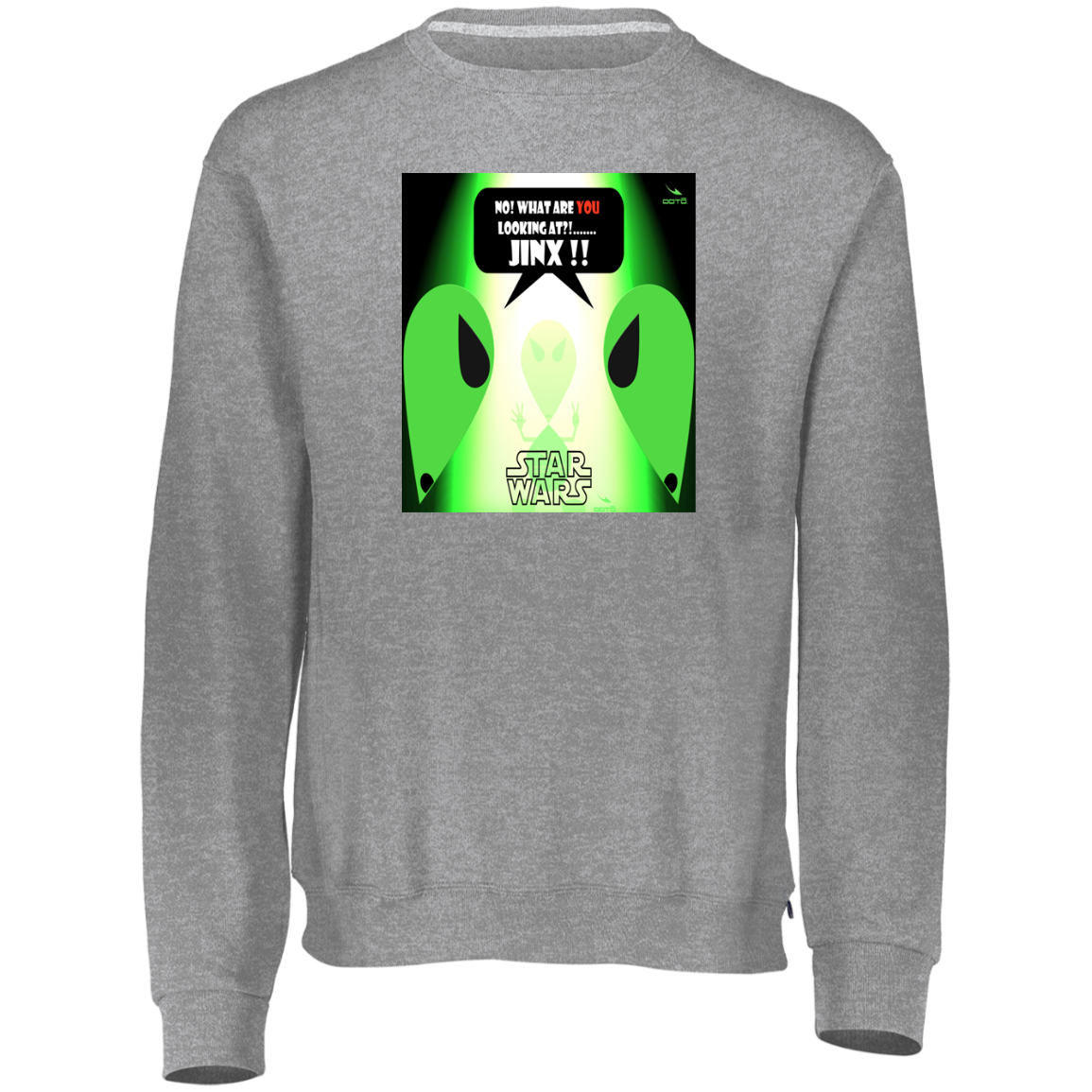 OOTO - AL IN STAR WARS? AL BEAM DOWN - 998HBB Youth Dri-Power Fleece Crewneck Sweatshirt - 2 COLORS -