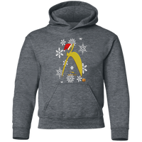 Thumbnail for OOTO - BIG STEPPIN GLYPHIC SANTA - G185B Youth Pullover Hoodie - 7 COLORS -