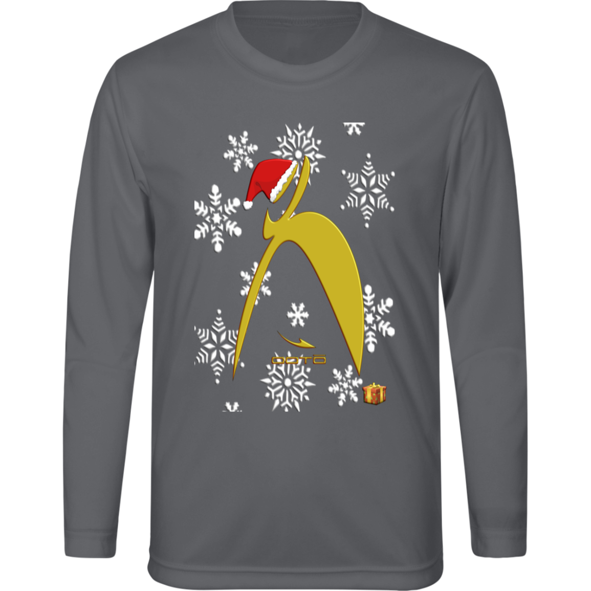 OOTO - BIG STEPPIN GLYPHIC SANTA - TT11YL Team 365 Kids Zone Long Sleeve Tee - 5 COLORS -