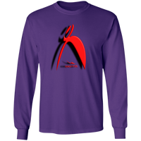 Thumbnail for BIG STEPPIN GLYPHIC AND SHADOW - 3D EFFECT G240 LS Ultra Cotton T-Shirt - 9 COLORS -