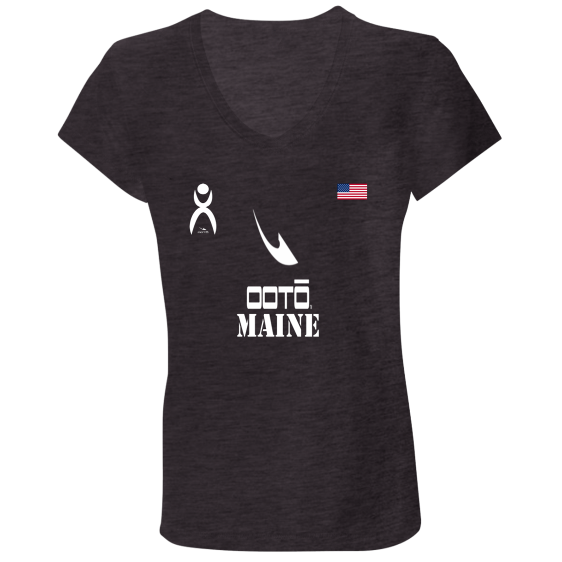 OOTO - MAINE - B6005 Ladies' Jersey V-Neck T-Shirt - 6 COLORS -