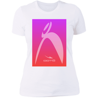 Thumbnail for BIG STEPPIN GLYPHIC GRADIENT - RBW 2 NL3900 Ladies' Boyfriend T-Shirt - Beach or Everyday - 4 COLORS -