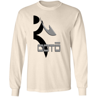 Thumbnail for HALF GLYPHIC GRAY DASH - G240 LS Ultra Cotton T-Shirt - 8 COLORS -