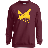 Thumbnail for OOTO - DASH AND HORNET - PC90Y Youth Crewneck Sweatshirt - 4 COLORS -