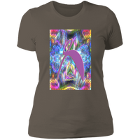 Thumbnail for GLYPHIC BIG STEPPIN OVER PLASMATIC NEON - NL3900 Ladies' Boyfriend T-Shirt - 10 COLORS -