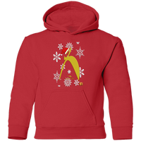 Thumbnail for OOTO - BIG STEPPIN GLYPHIC SANTA - G185B Youth Pullover Hoodie - 7 COLORS -