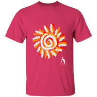 Thumbnail for OOTO - PAINTED SUN WITH BIG STEPPIN GLYPHIC - G500B Youth 5.3 oz 100% Cotton T-Shirt - 14 COLORS -