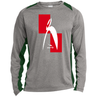 Thumbnail for MO SEP OCT 2024 ST361LS Mens Long Sleeve Heather Colorblock Performance Tee - 6 COLORBLOCK COLORS -