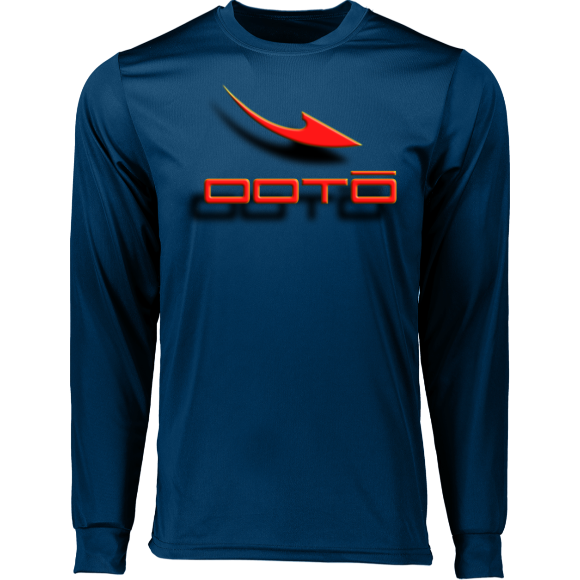 DASH AND SHADOW - 3D EFFECT - 788 Long Sleeve Moisture-Wicking Tee - 5 COLORS -